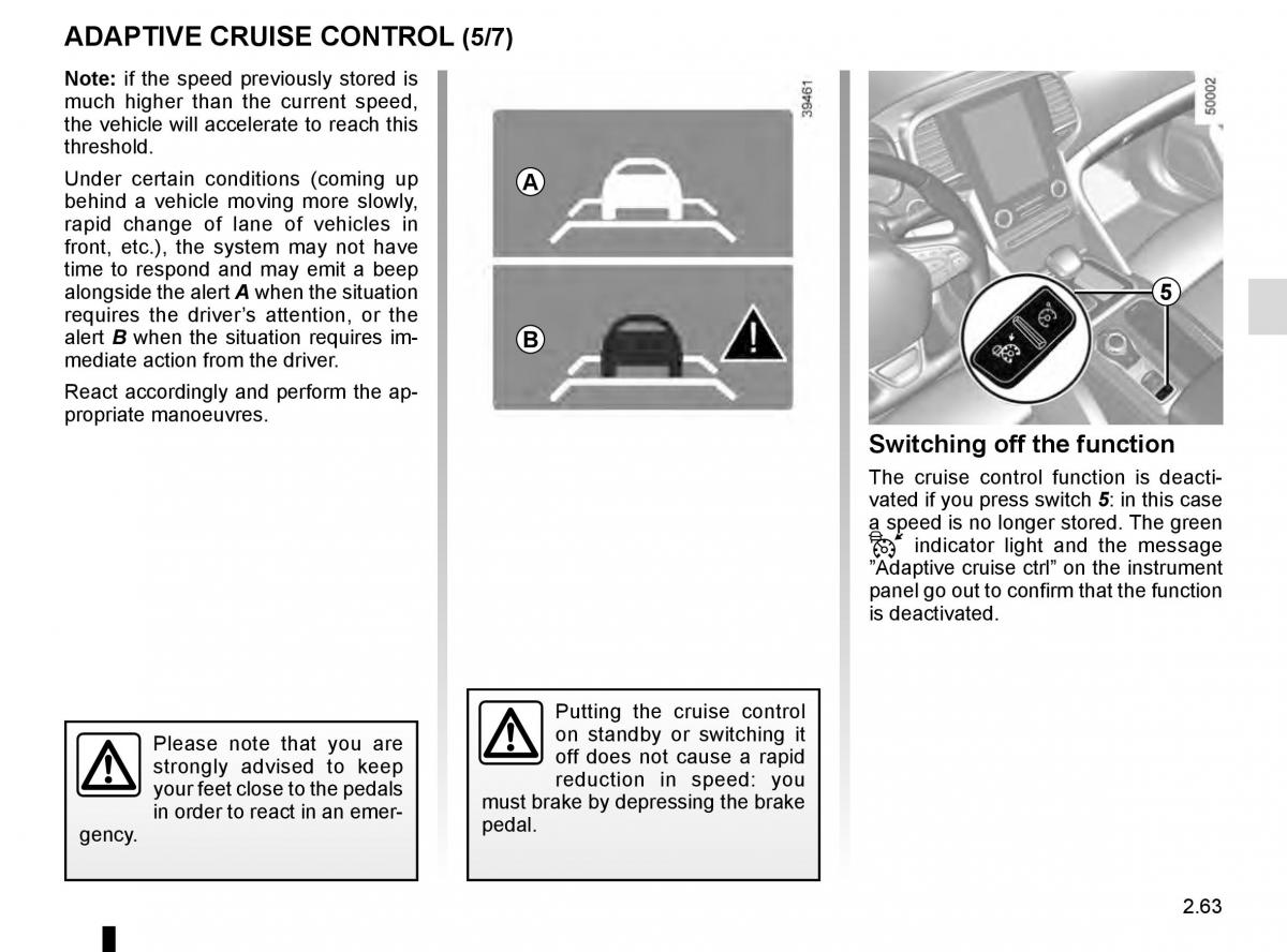 Renault Talisman owners manual / page 171