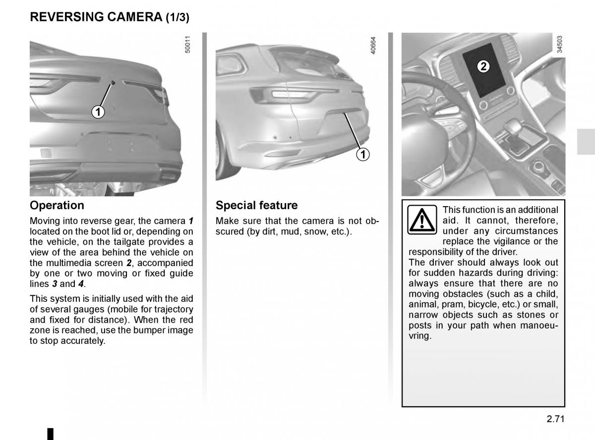 Renault Talisman owners manual / page 179