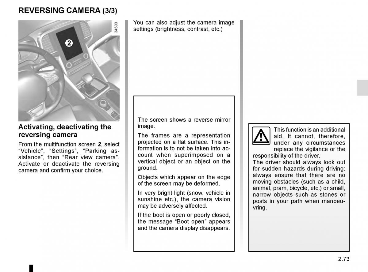 Renault Talisman owners manual / page 181