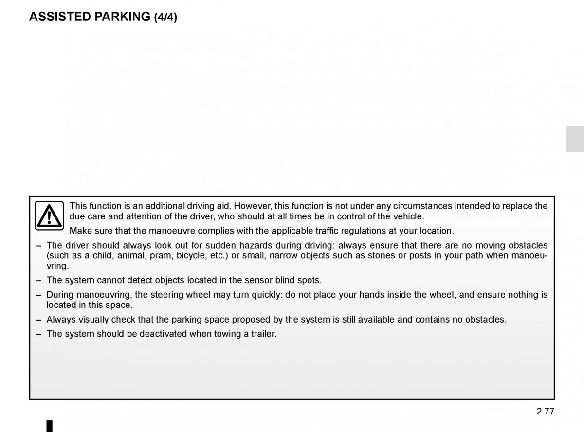 Renault Talisman owners manual / page 185