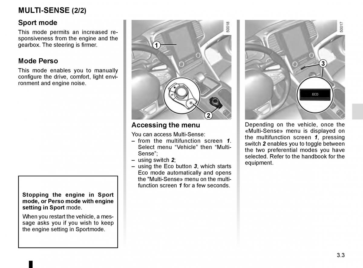 Renault Talisman owners manual / page 193