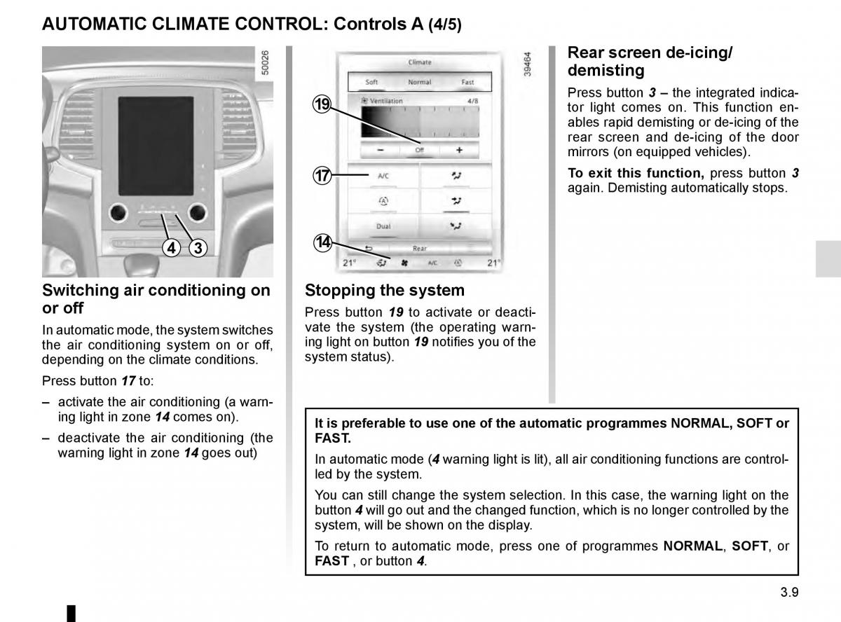 Renault Talisman owners manual / page 199