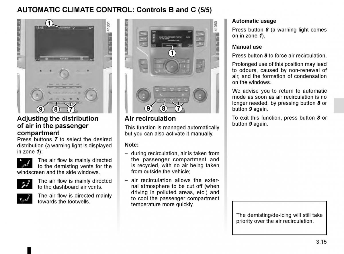 Renault Talisman owners manual / page 205