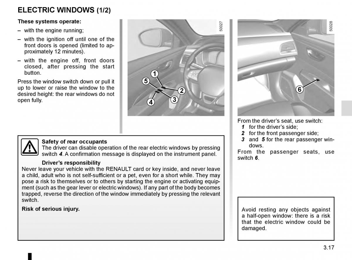 Renault Talisman owners manual / page 207