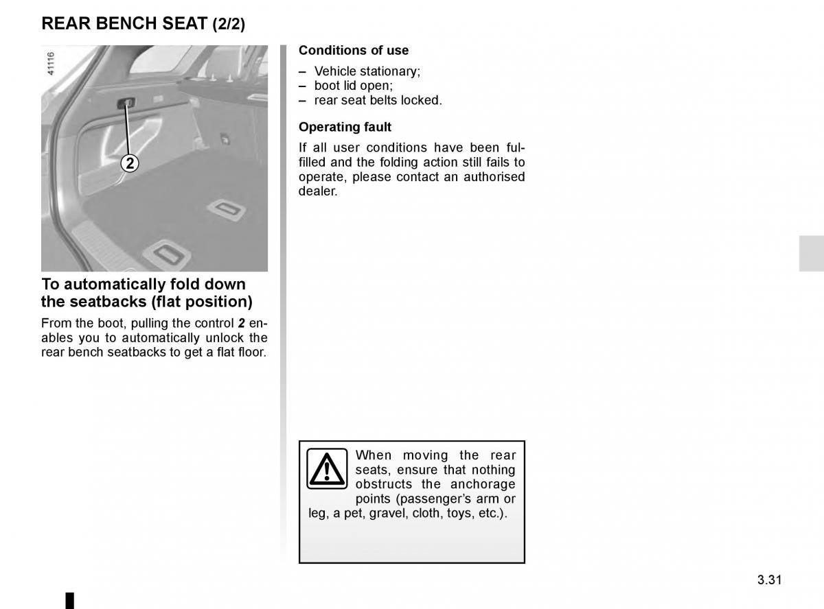 Renault Talisman owners manual / page 221