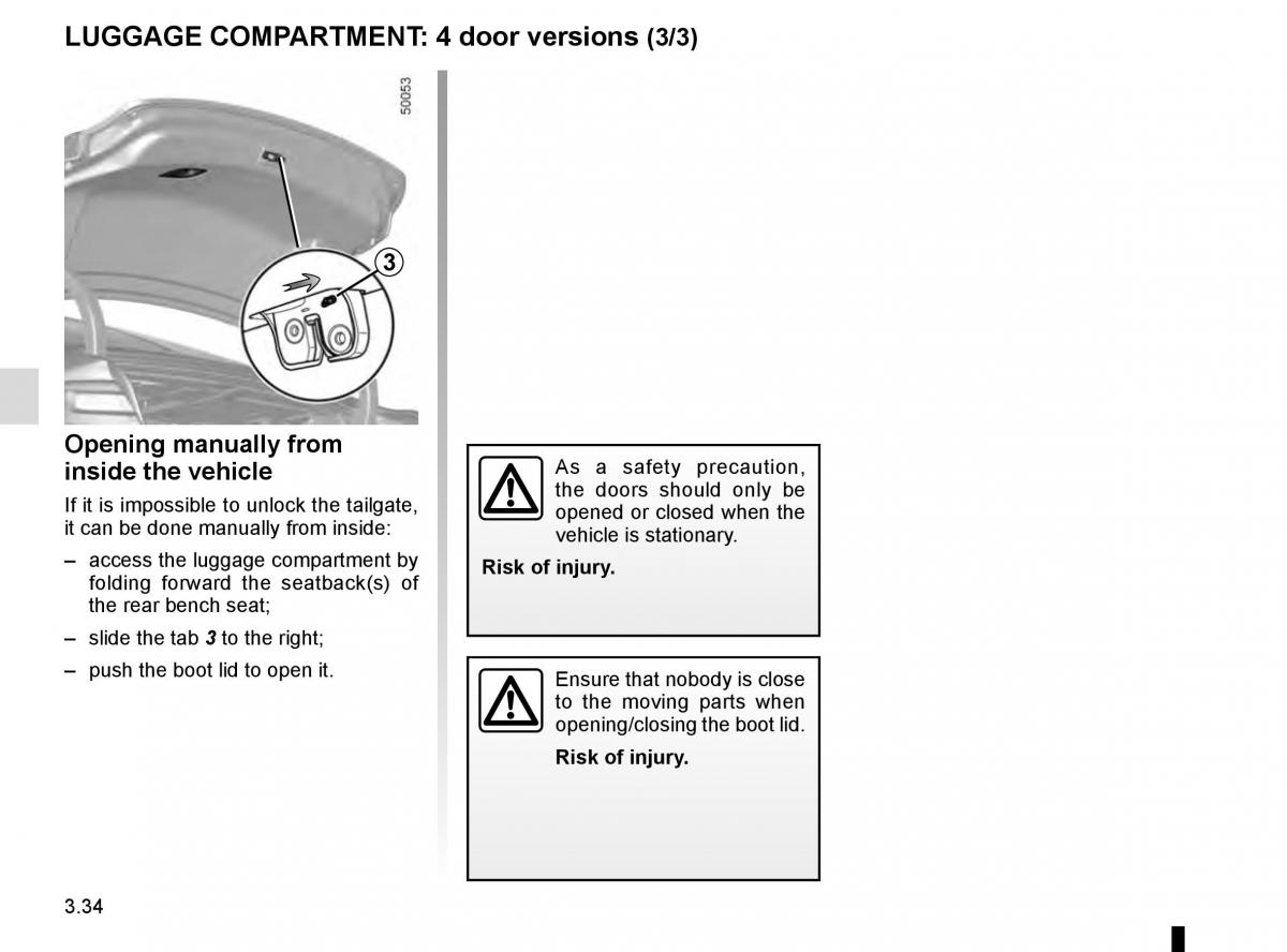 Renault Talisman owners manual / page 224