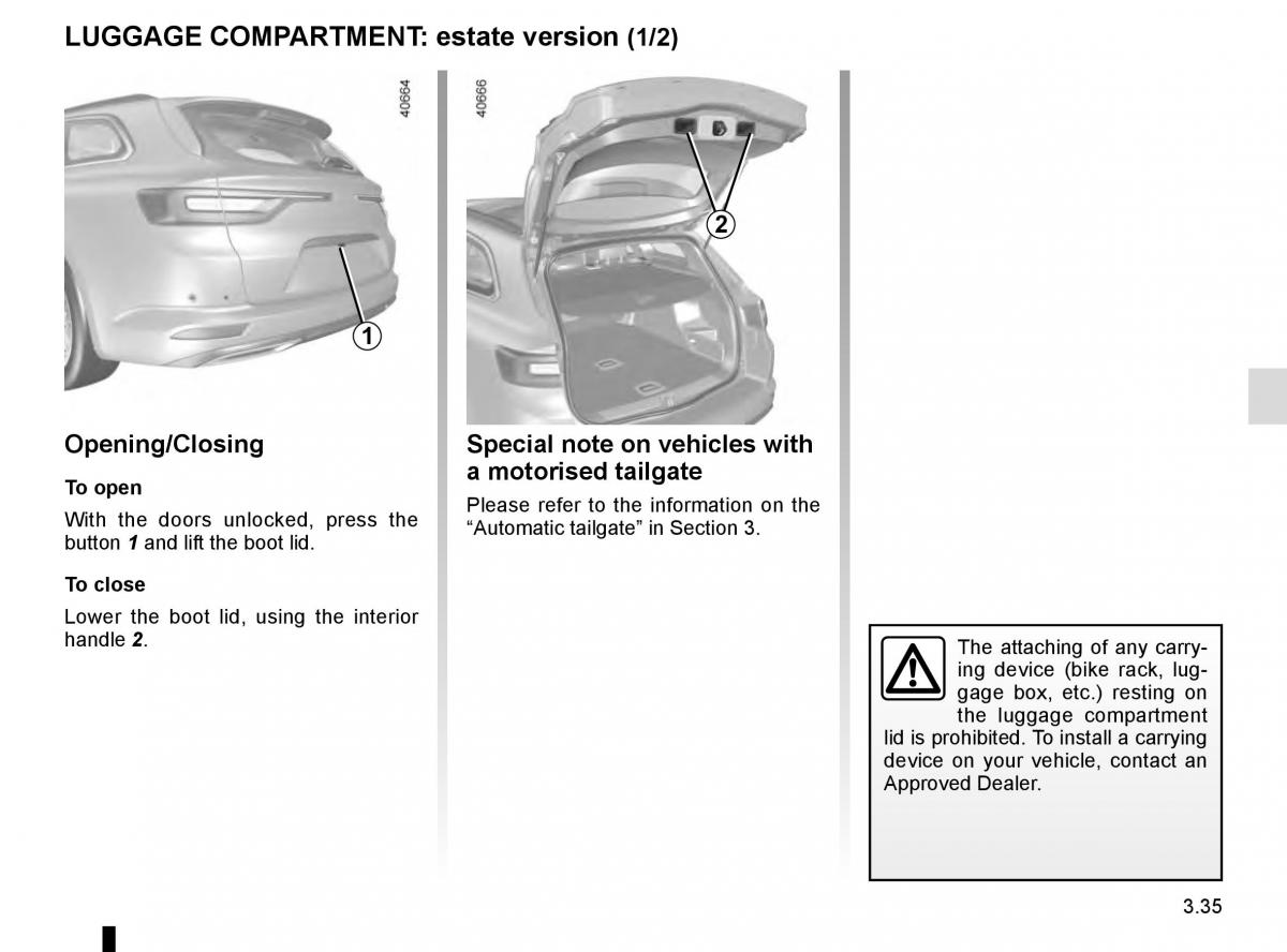 Renault Talisman owners manual / page 225