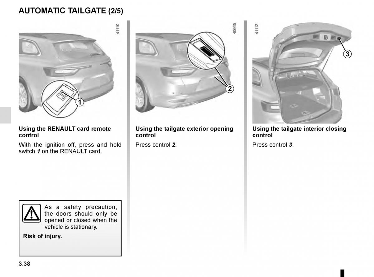 Renault Talisman owners manual / page 228