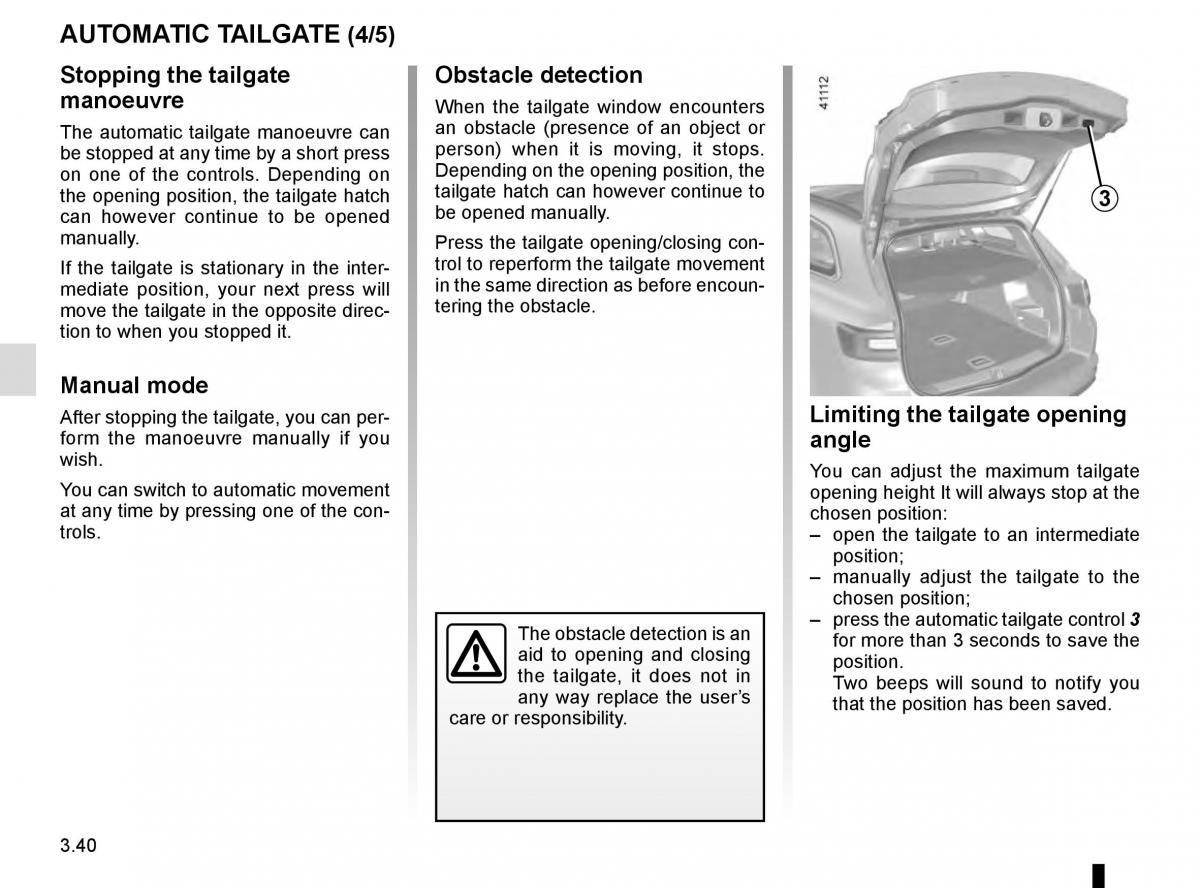 Renault Talisman owners manual / page 230