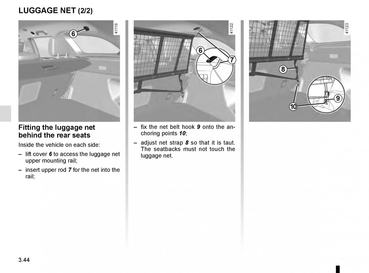 Renault Talisman owners manual / page 234