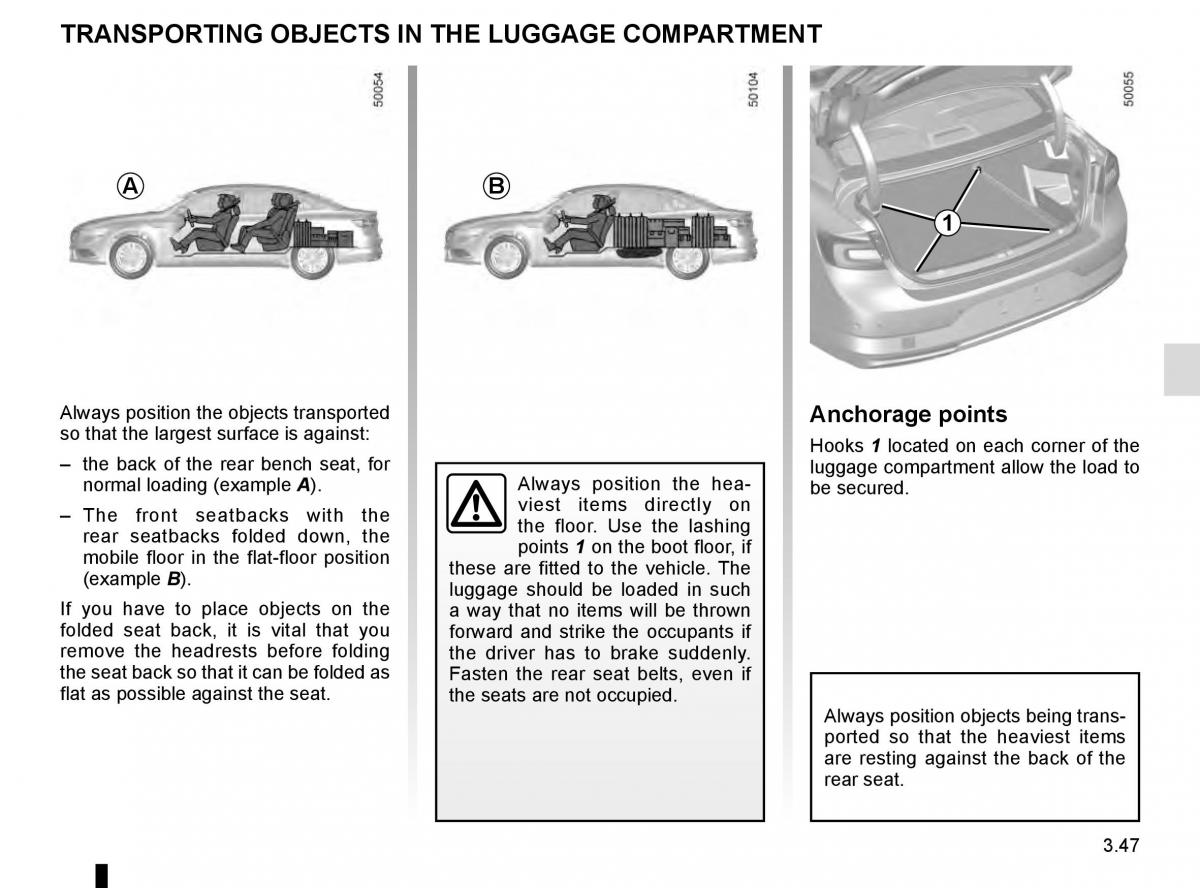 Renault Talisman owners manual / page 237