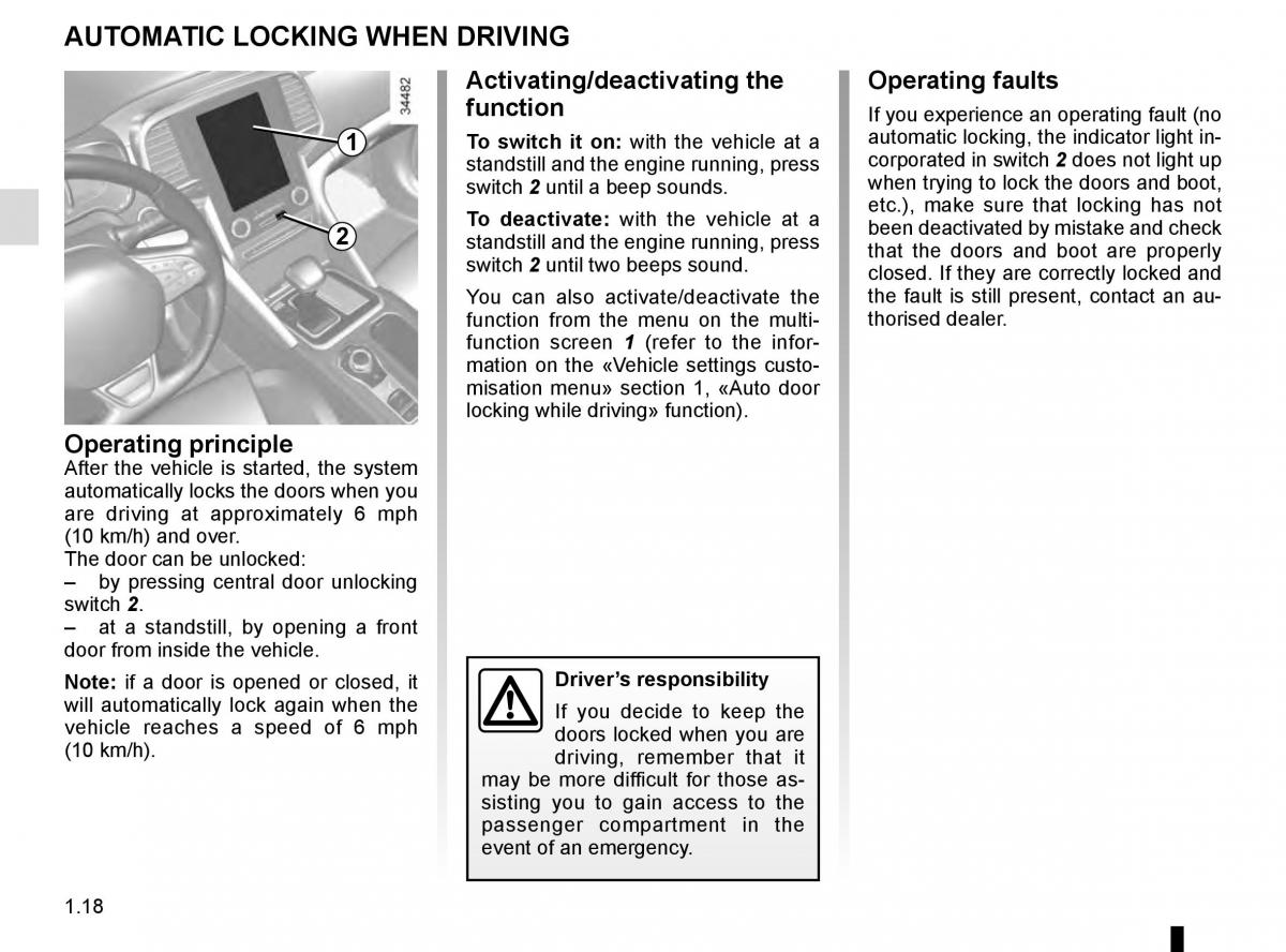 Renault Talisman owners manual / page 24