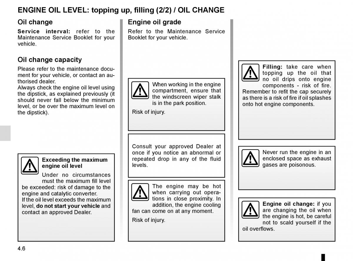 Renault Talisman owners manual / page 248