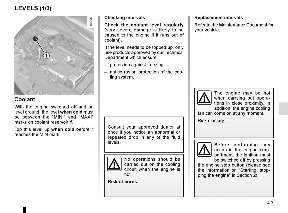 Renault Talisman owners manual / page 249