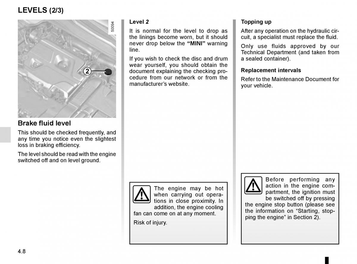 Renault Talisman owners manual / page 250