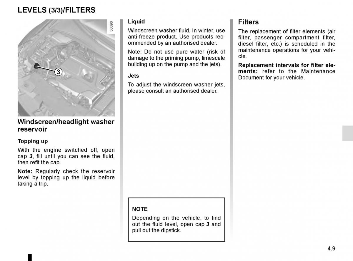 Renault Talisman owners manual / page 251