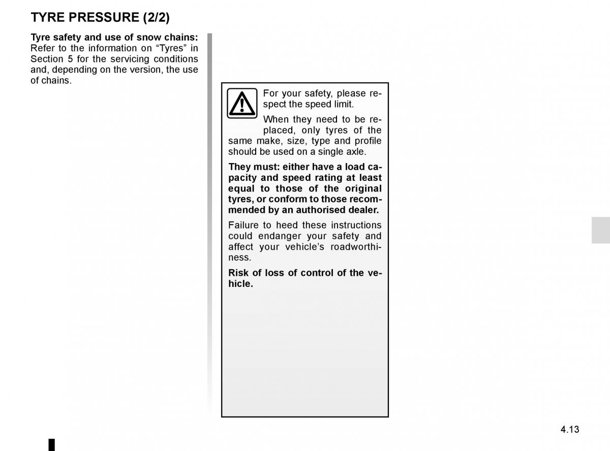 Renault Talisman owners manual / page 255