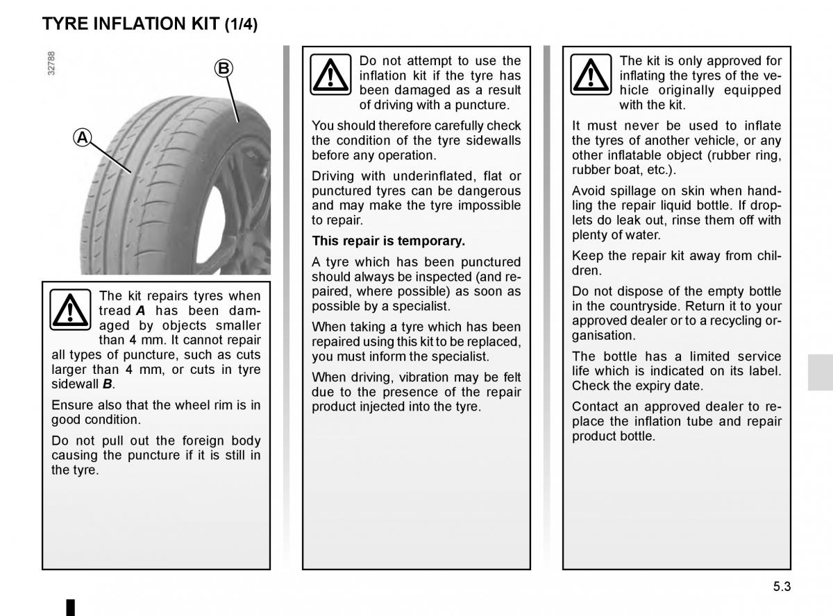 Renault Talisman owners manual / page 263