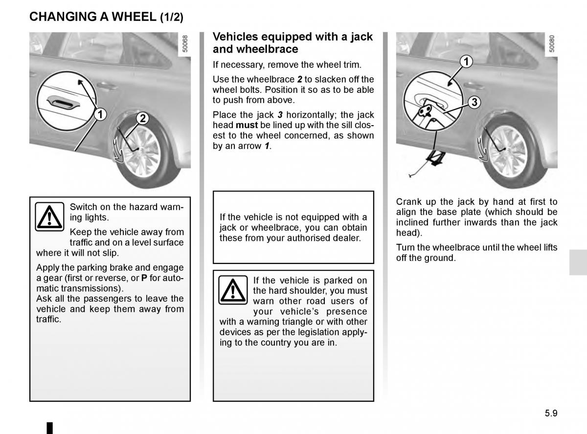 Renault Talisman owners manual / page 269