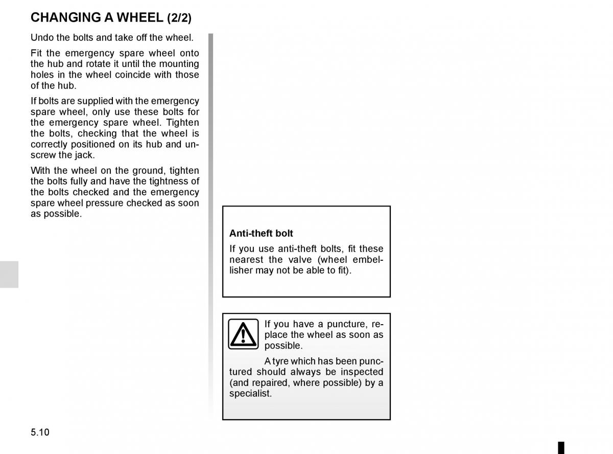 Renault Talisman owners manual / page 270