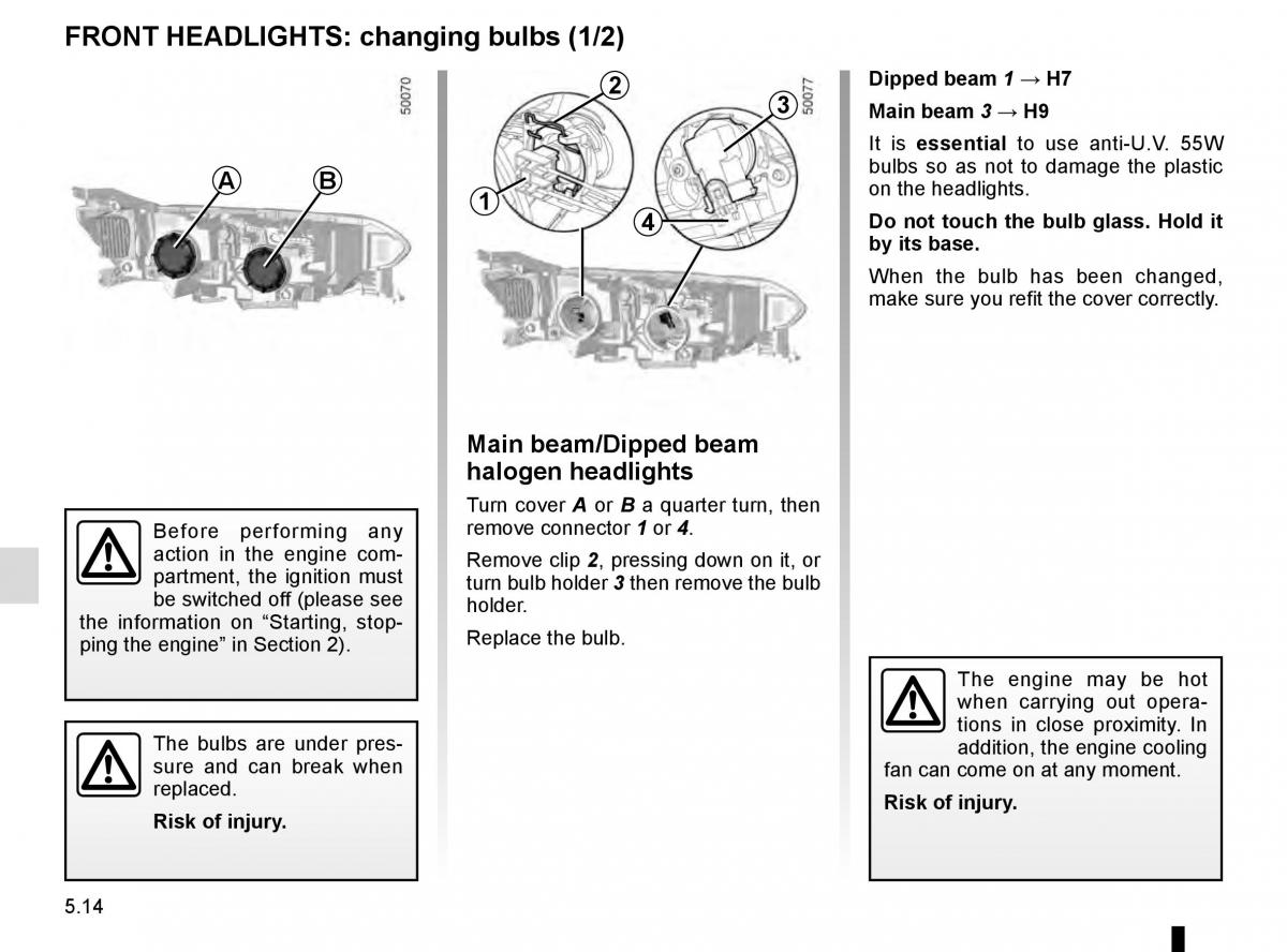 Renault Talisman owners manual / page 274