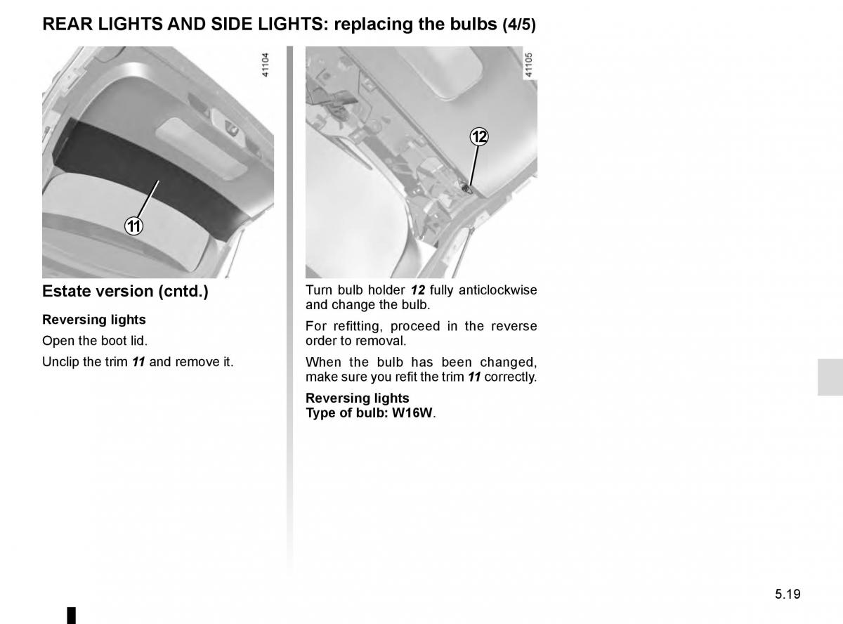 Renault Talisman owners manual / page 279