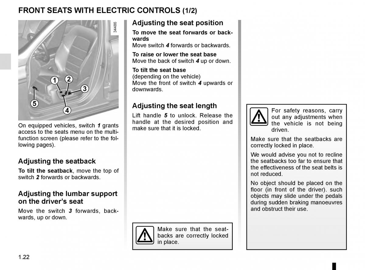 Renault Talisman owners manual / page 28