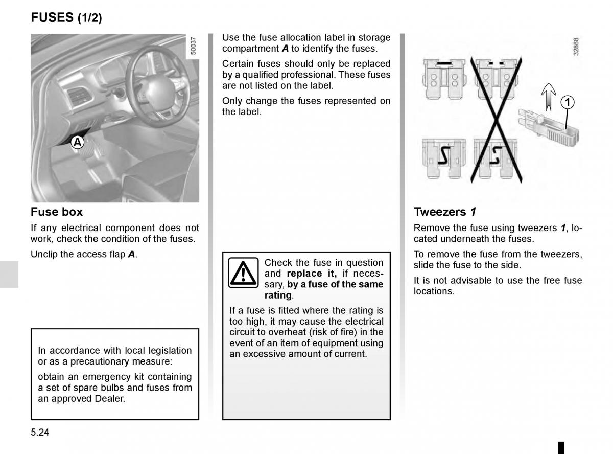 Renault Talisman owners manual / page 284