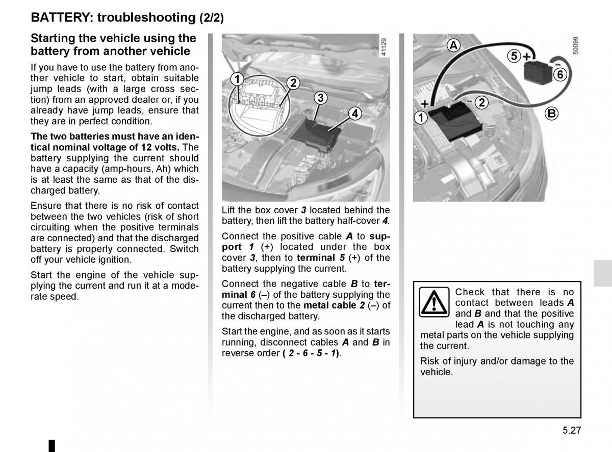 Renault Talisman owners manual / page 287