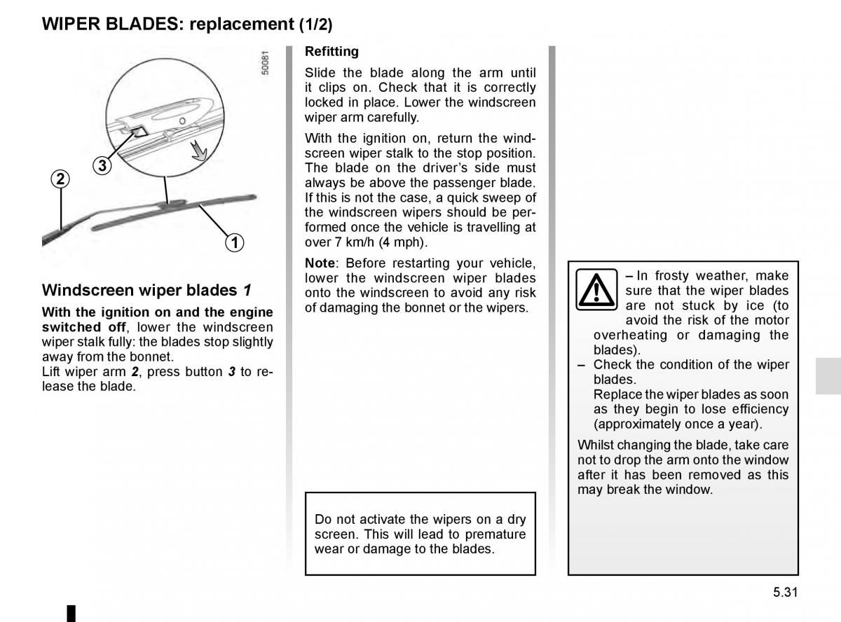 Renault Talisman owners manual / page 291