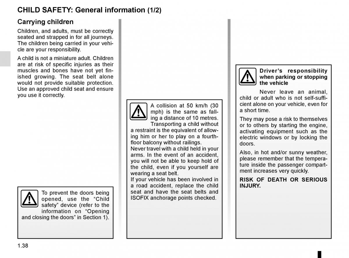 Renault Talisman owners manual / page 44