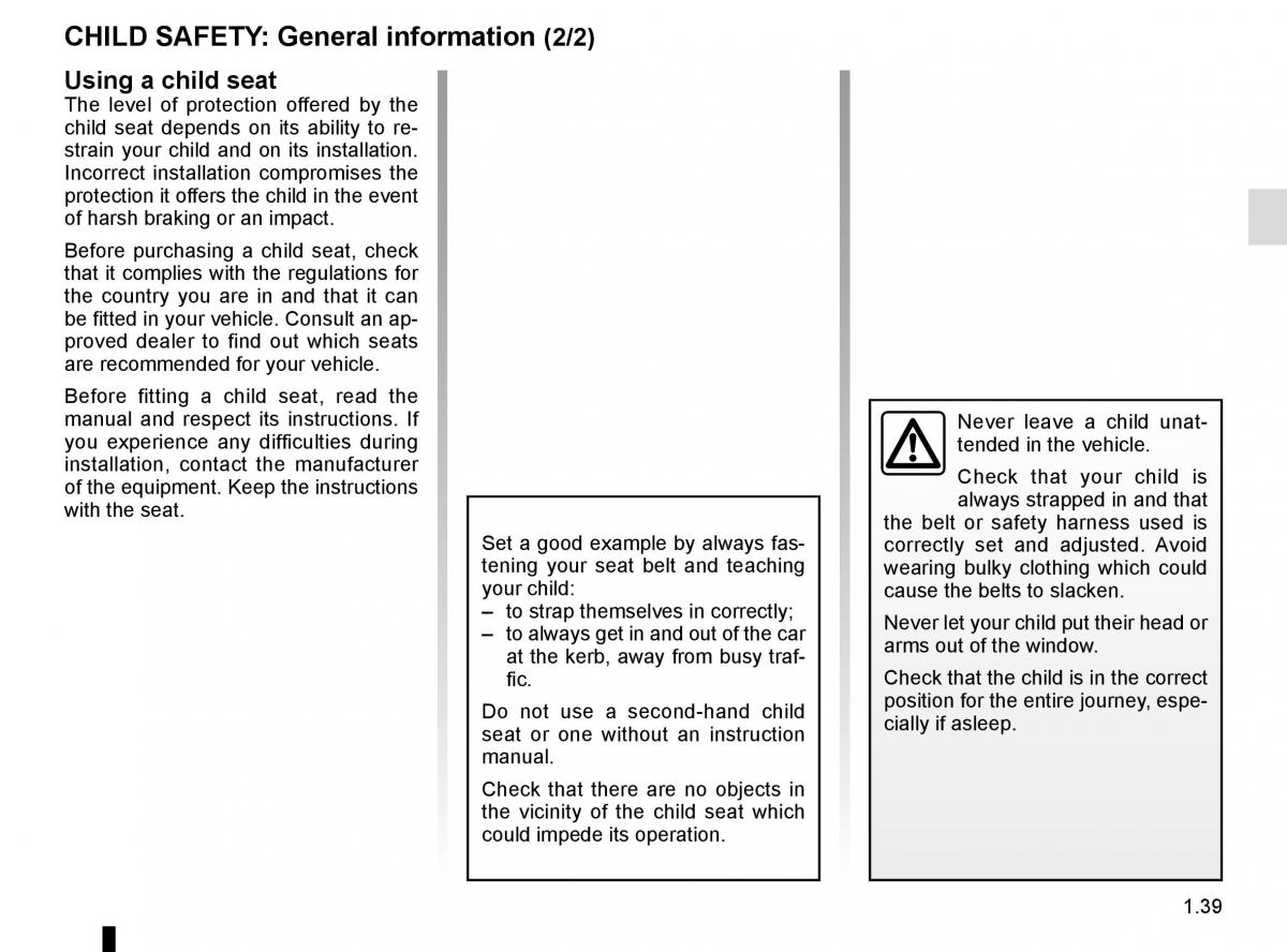 Renault Talisman owners manual / page 45