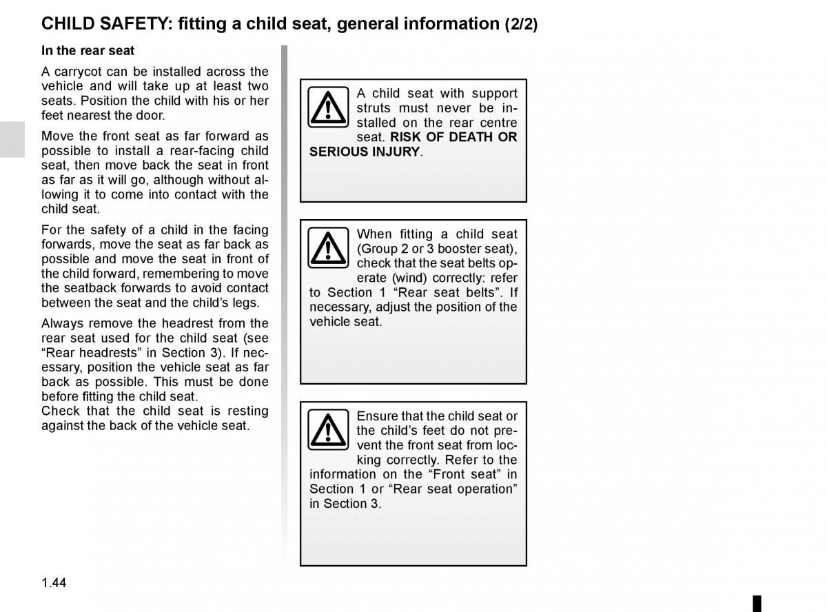 Renault Talisman owners manual / page 50