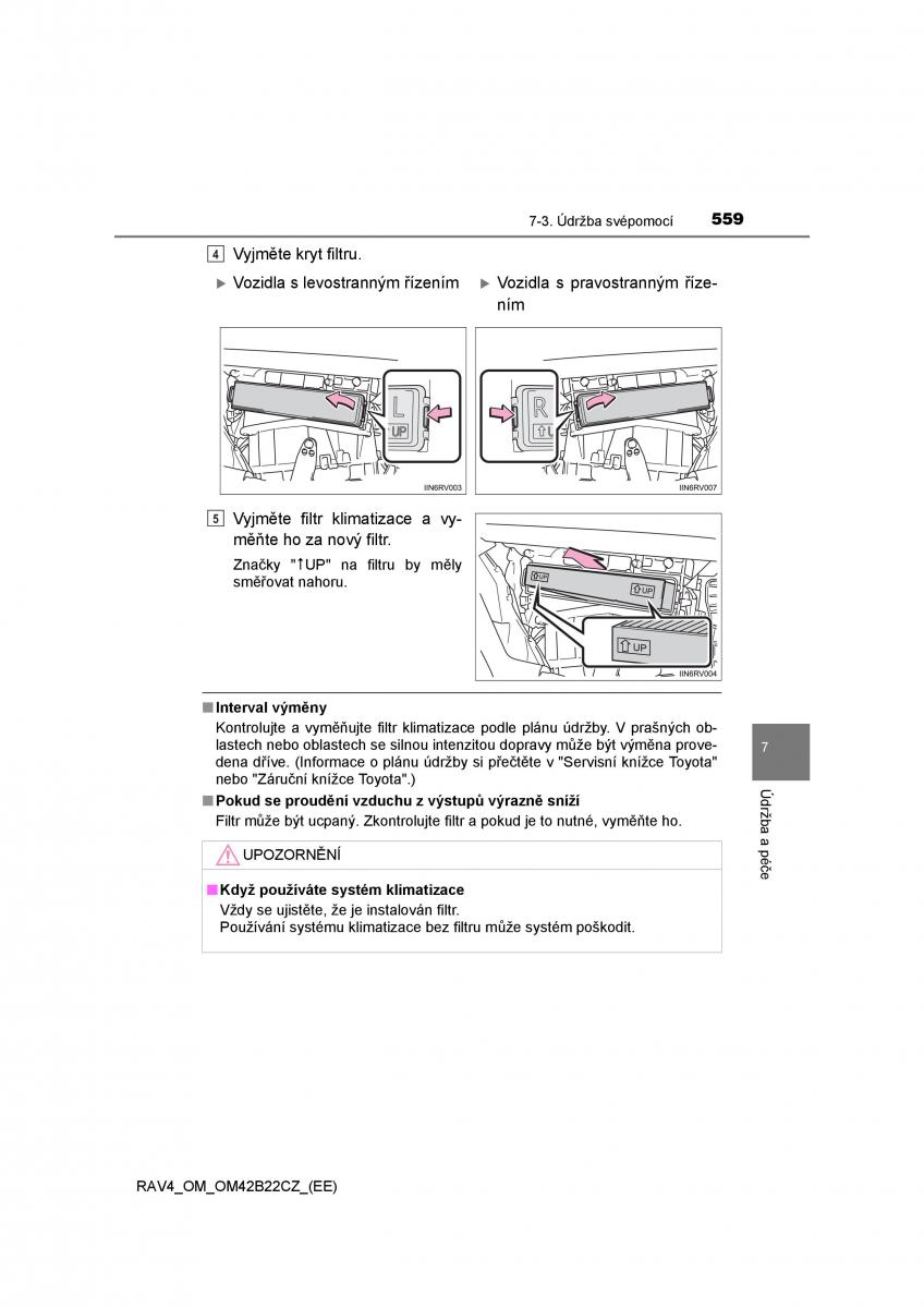 Toyota RAV4 IV 4 navod k obsludze / page 559