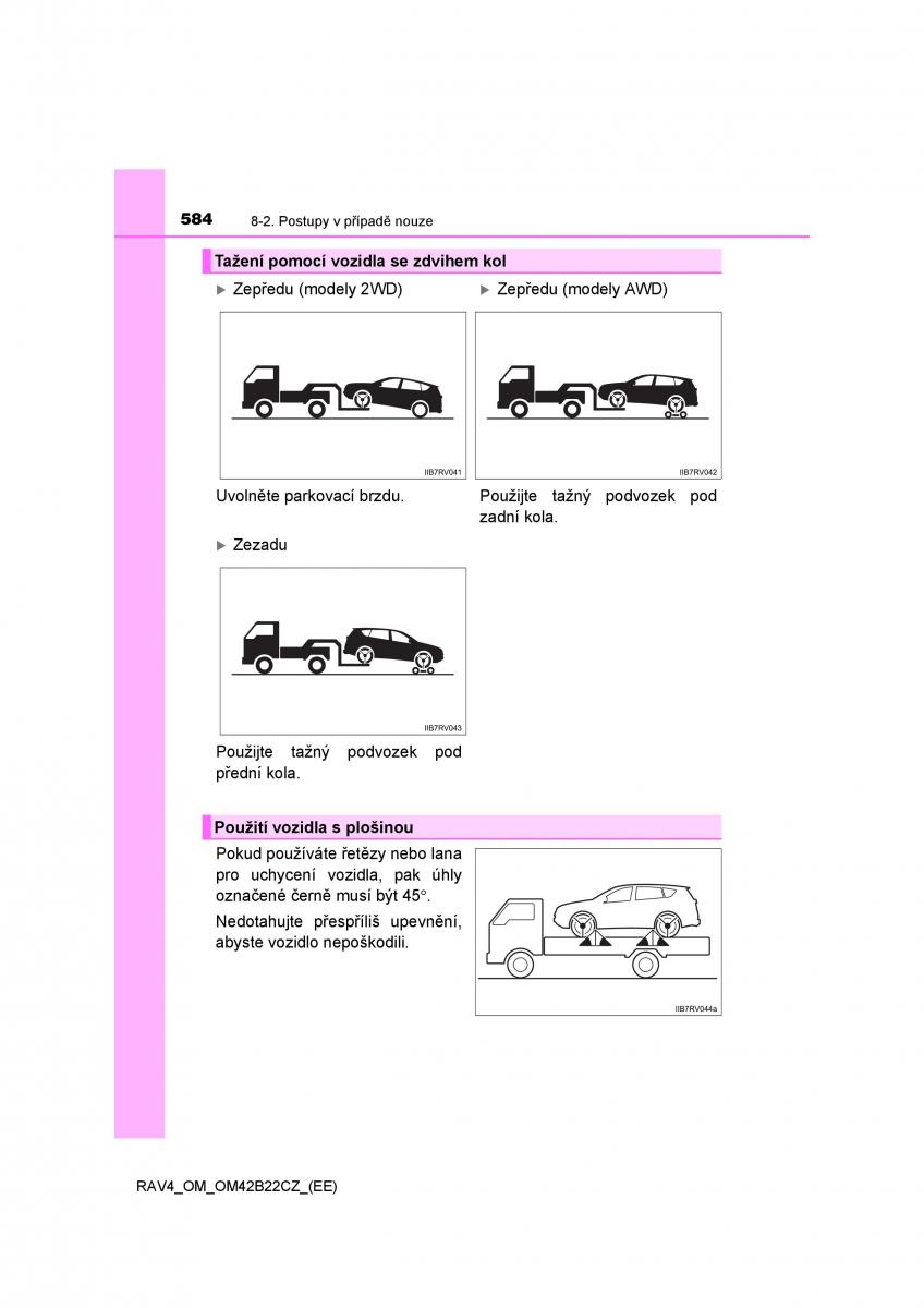 Toyota RAV4 IV 4 navod k obsludze / page 584