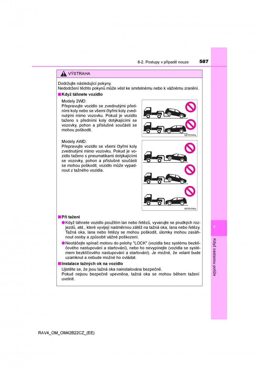 Toyota RAV4 IV 4 navod k obsludze / page 587