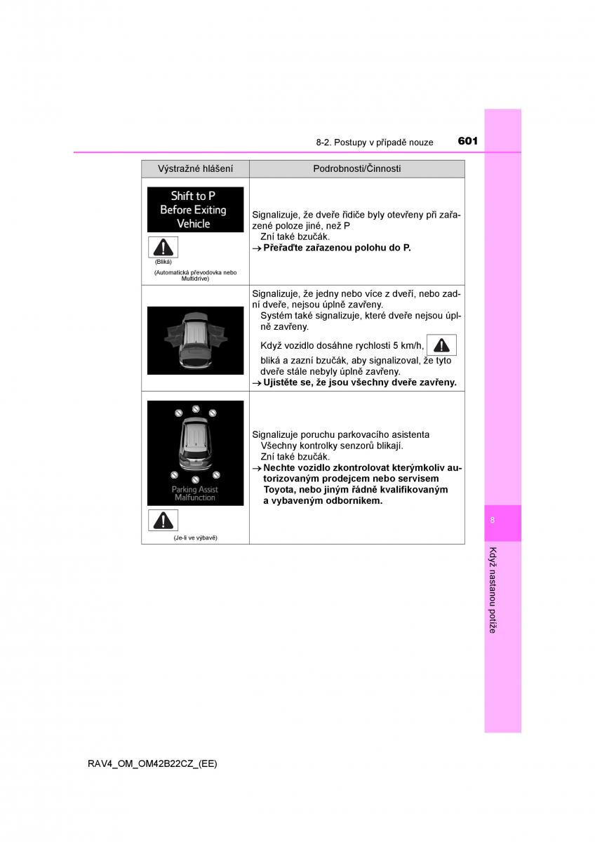 Toyota RAV4 IV 4 navod k obsludze / page 601