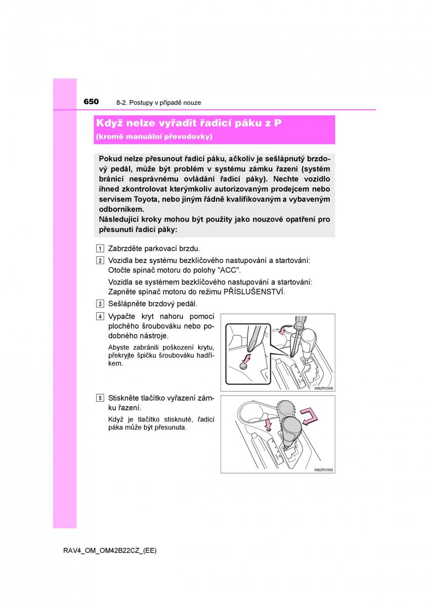 Toyota RAV4 IV 4 navod k obsludze / page 650