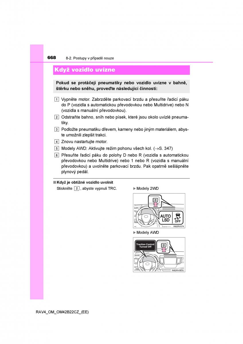 Toyota RAV4 IV 4 navod k obsludze / page 668