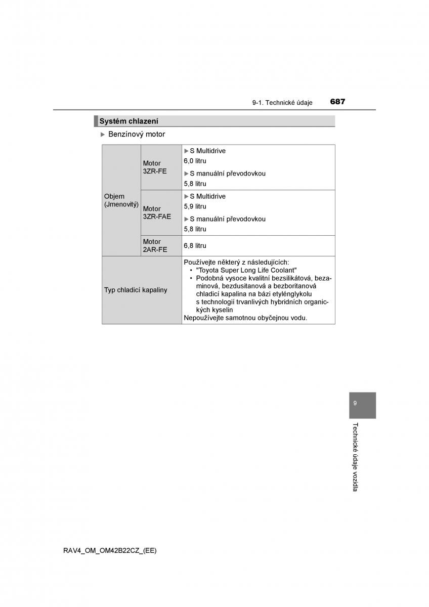 Toyota RAV4 IV 4 navod k obsludze / page 687