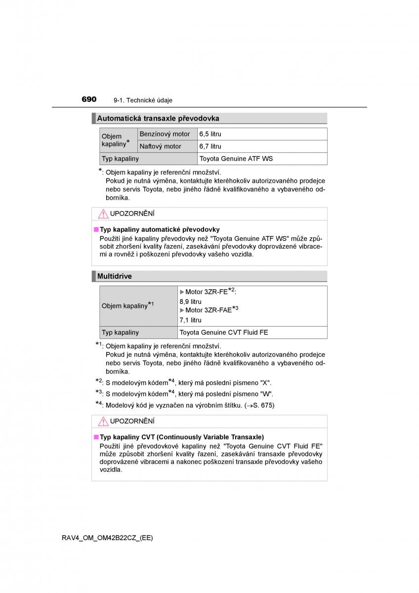 Toyota RAV4 IV 4 navod k obsludze / page 690