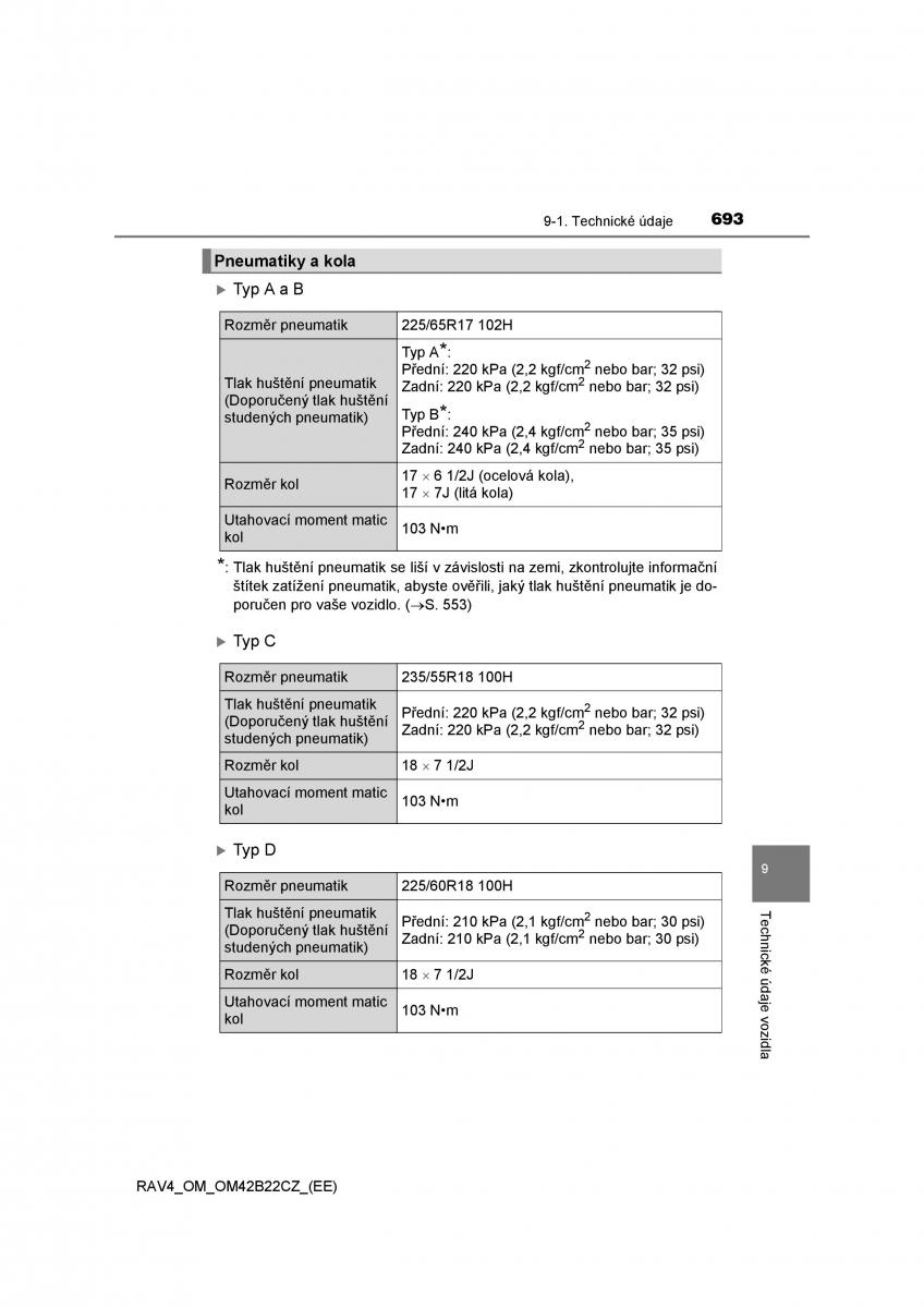 Toyota RAV4 IV 4 navod k obsludze / page 693