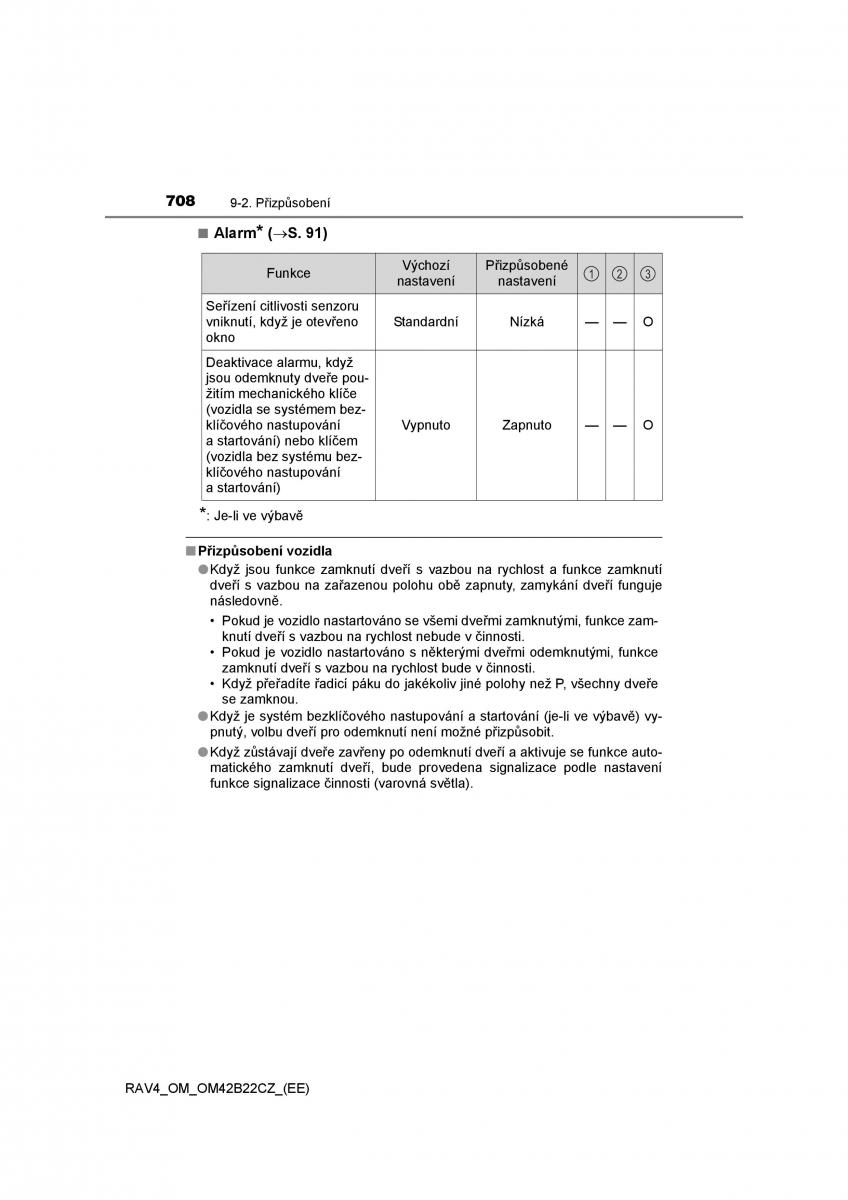 Toyota RAV4 IV 4 navod k obsludze / page 708