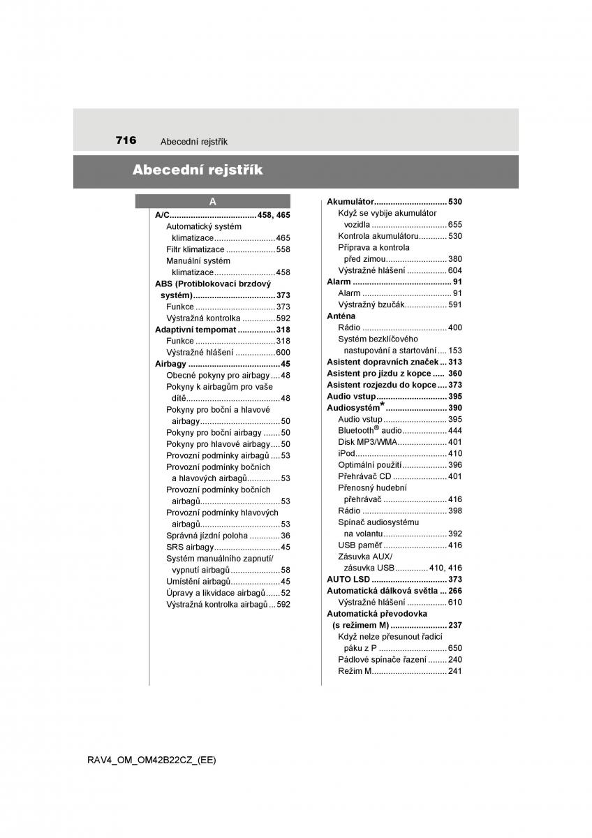 Toyota RAV4 IV 4 navod k obsludze / page 716