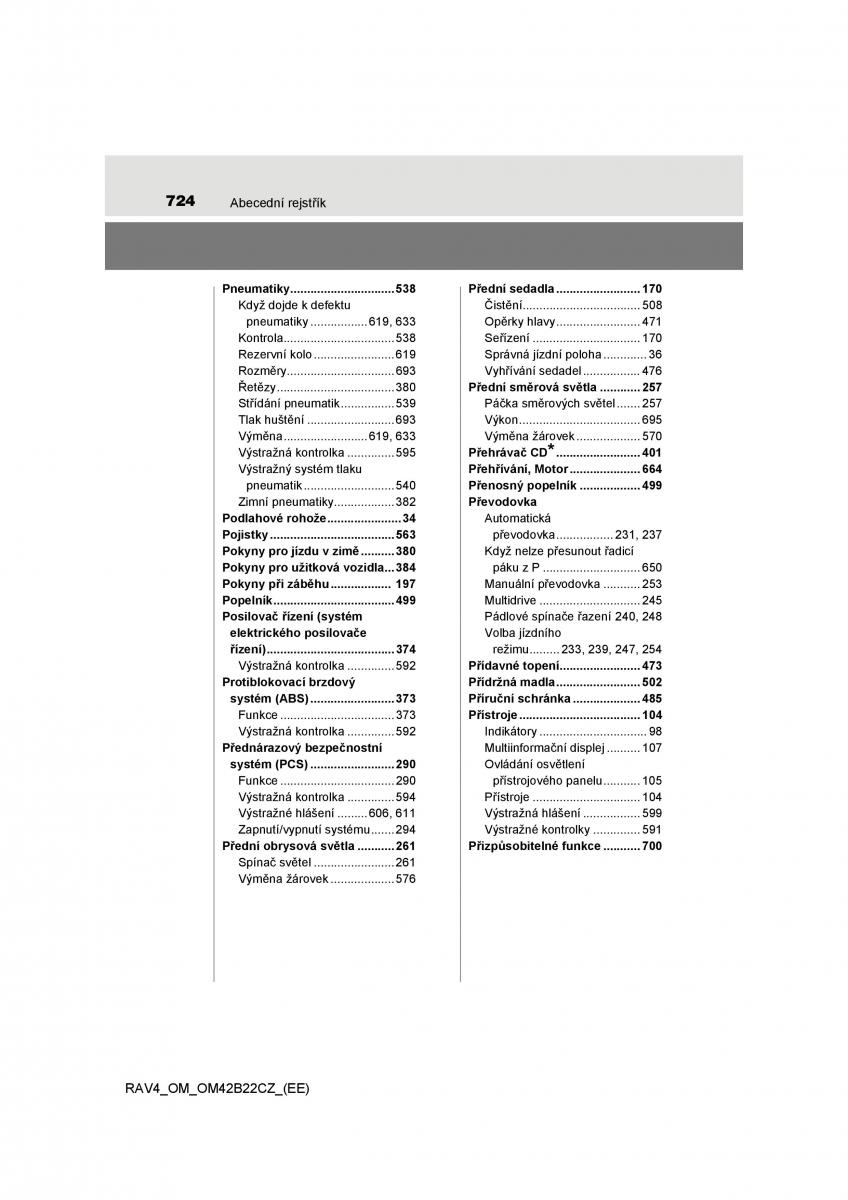 Toyota RAV4 IV 4 navod k obsludze / page 724