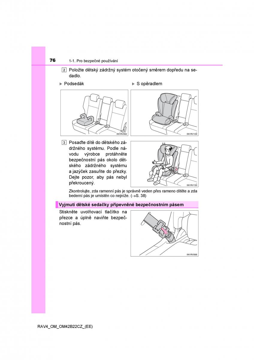 Toyota RAV4 IV 4 navod k obsludze / page 76