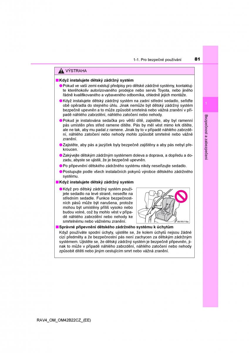 Toyota RAV4 IV 4 navod k obsludze / page 81