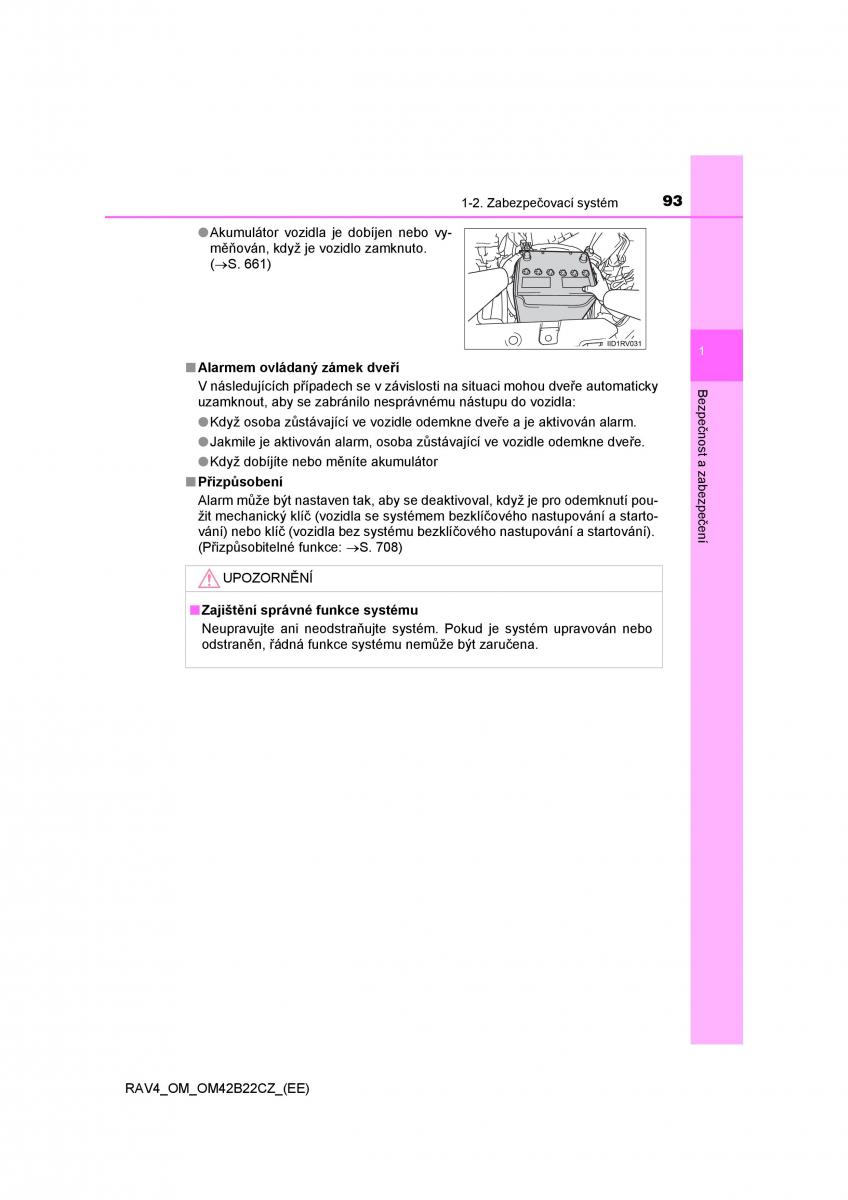 Toyota RAV4 IV 4 navod k obsludze / page 93