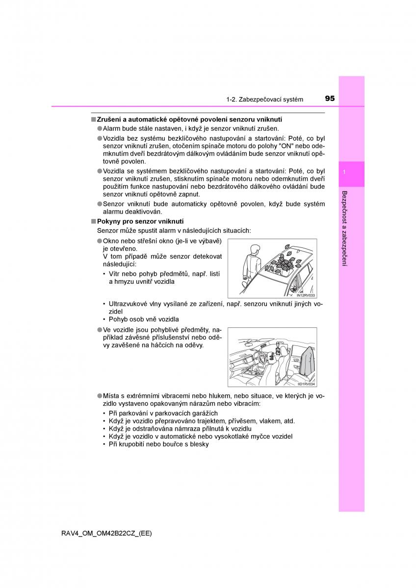 Toyota RAV4 IV 4 navod k obsludze / page 95