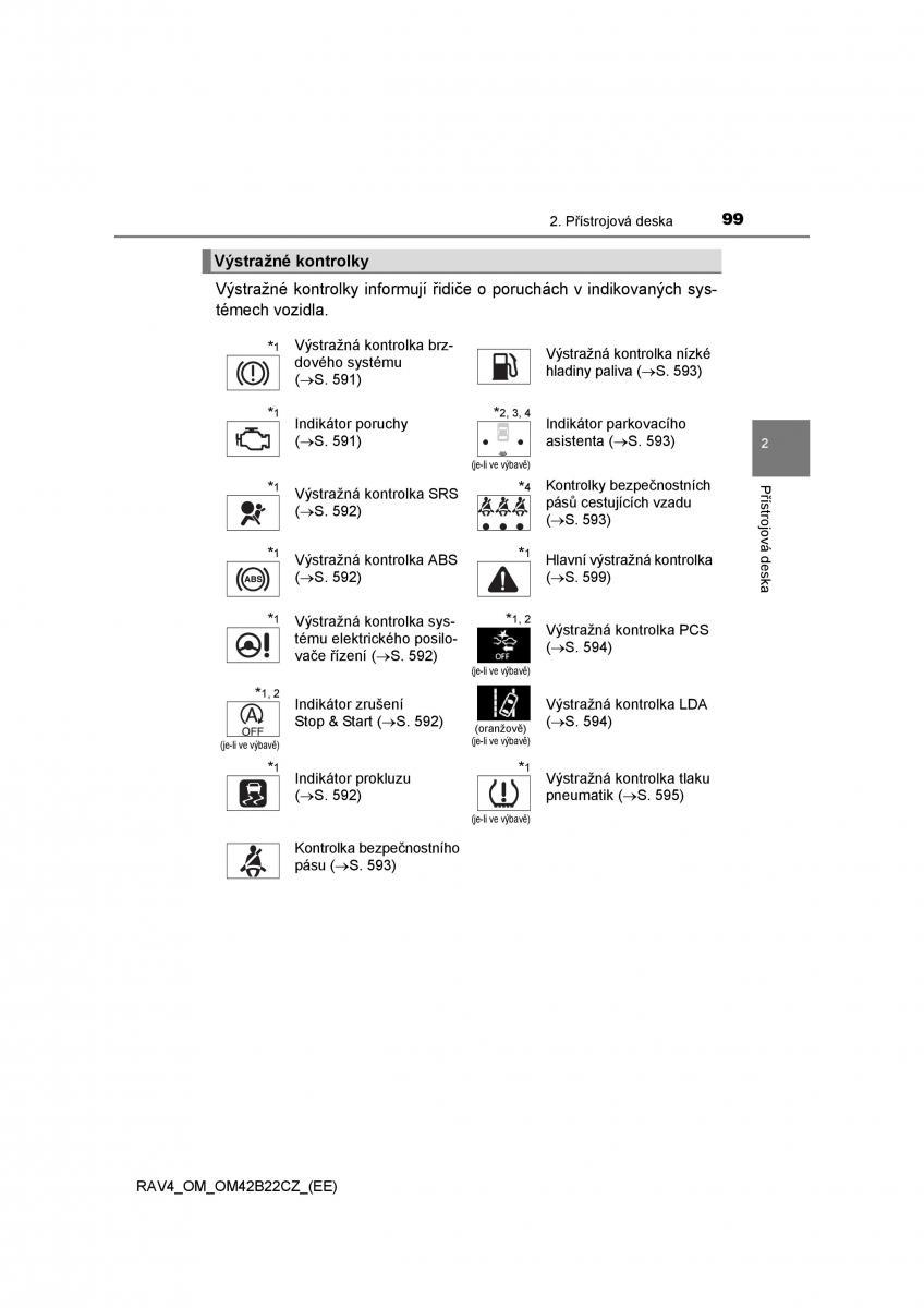 Toyota RAV4 IV 4 navod k obsludze / page 99